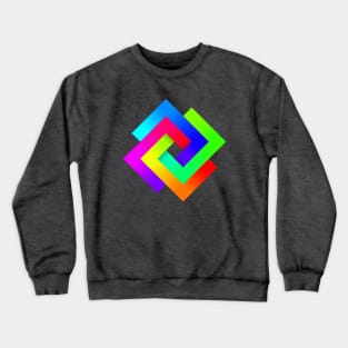 Colorful Modern Knot Crewneck Sweatshirt